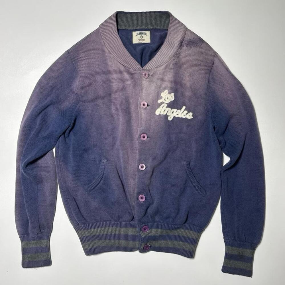 Vintage Banner '47 Los Angeles Cardigan Sweater